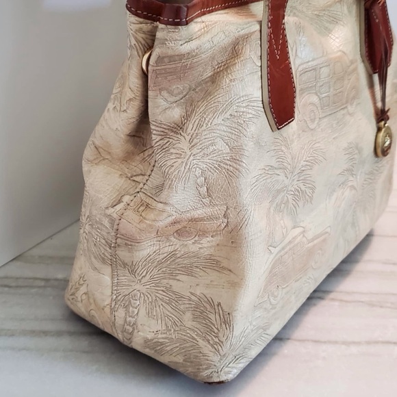 Brahmin | Copa Cabana Shoulder Satchel Bag Woody - Picture 4 of 9